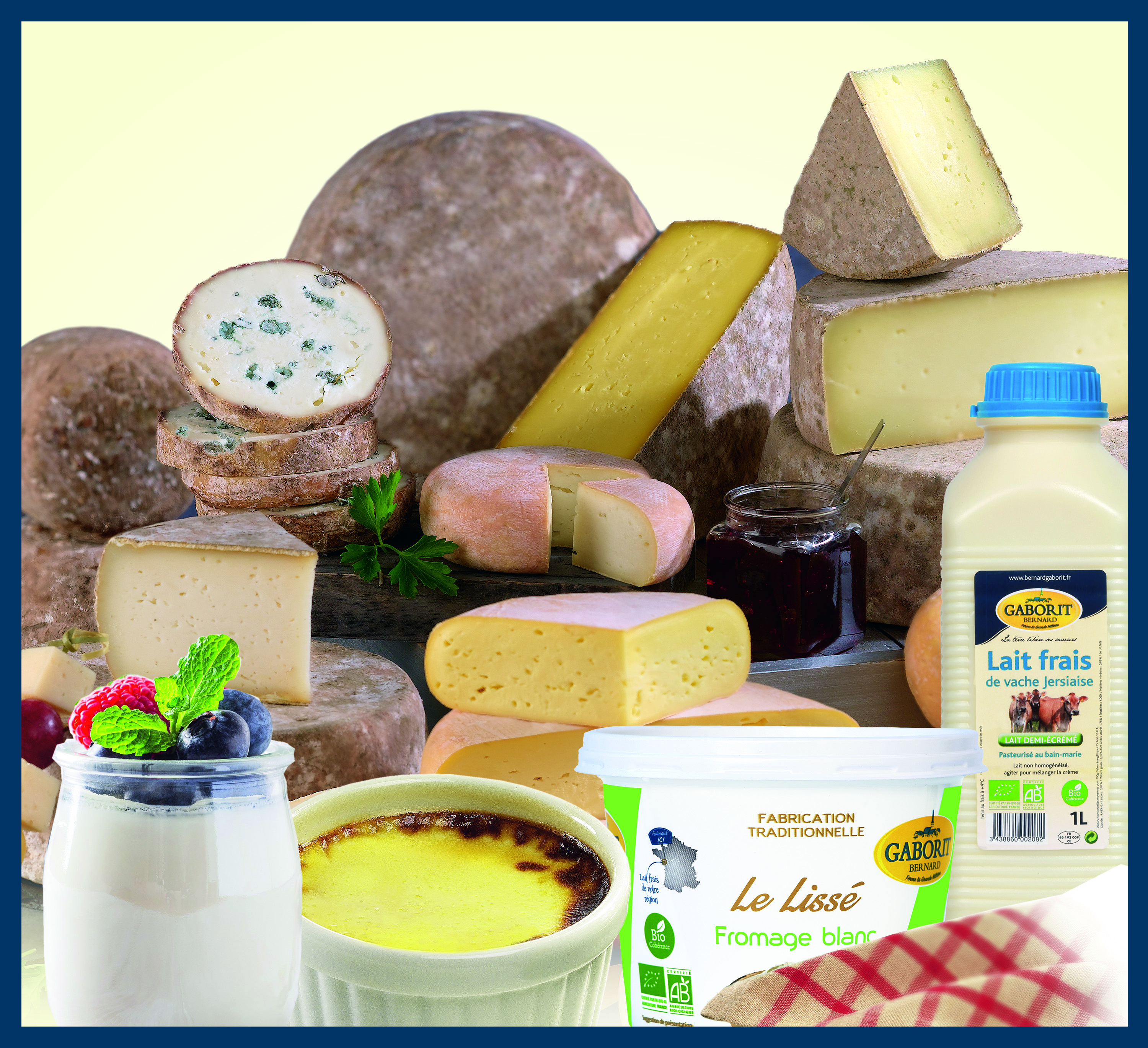 Fromages  produits frais