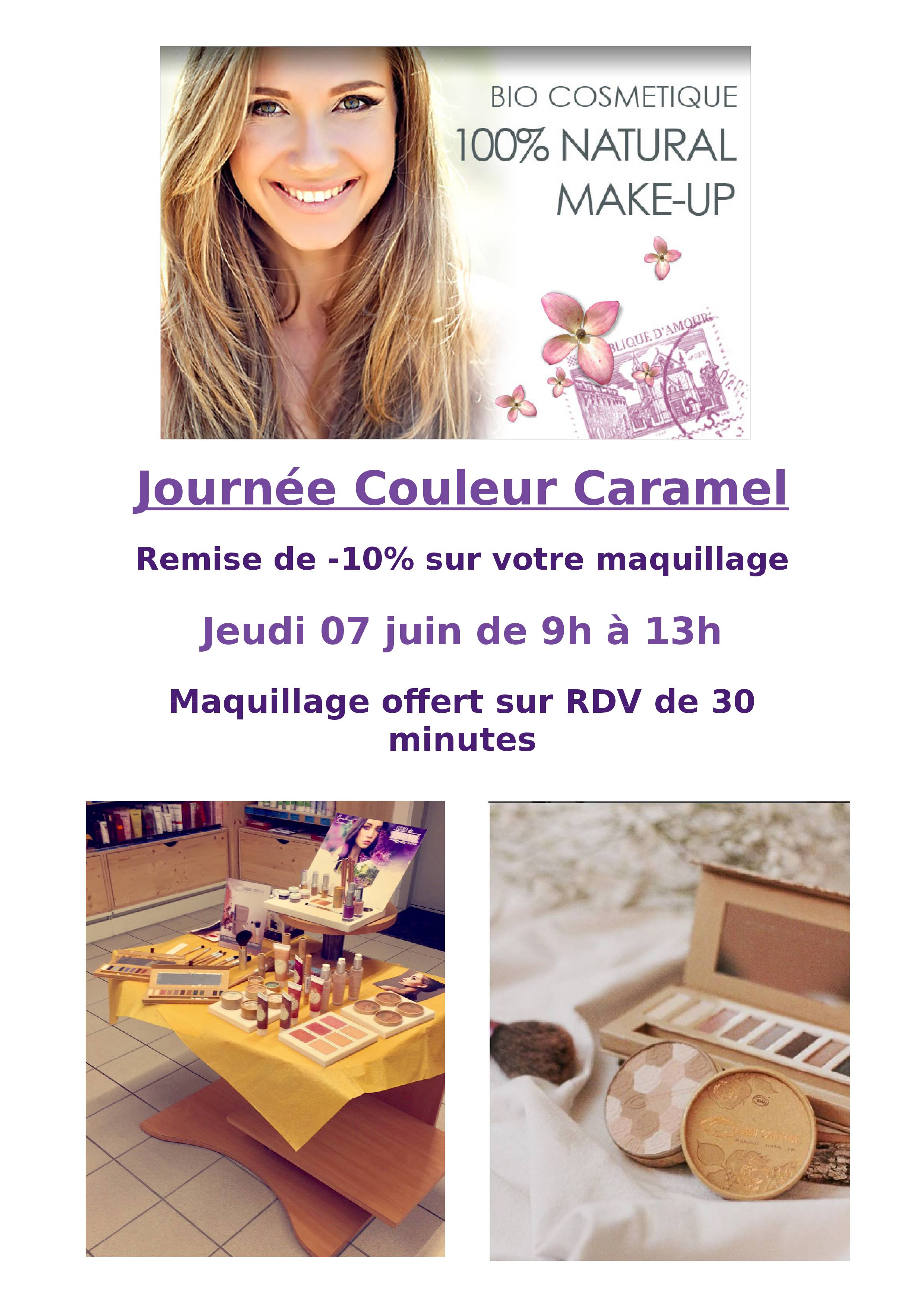 affiche couleur caramel animation