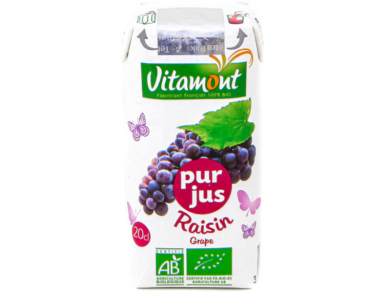 Jus de Raisin Rouge Bio 20cl