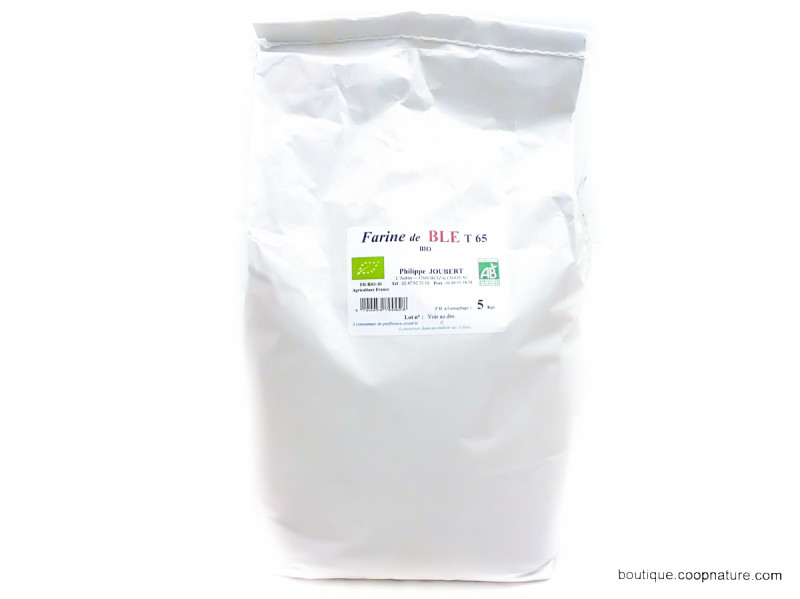 Farine de Blé T65 Blanche Bio 5kg