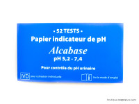 Alcabase papier indicateur de pH 5,2 à 7,4