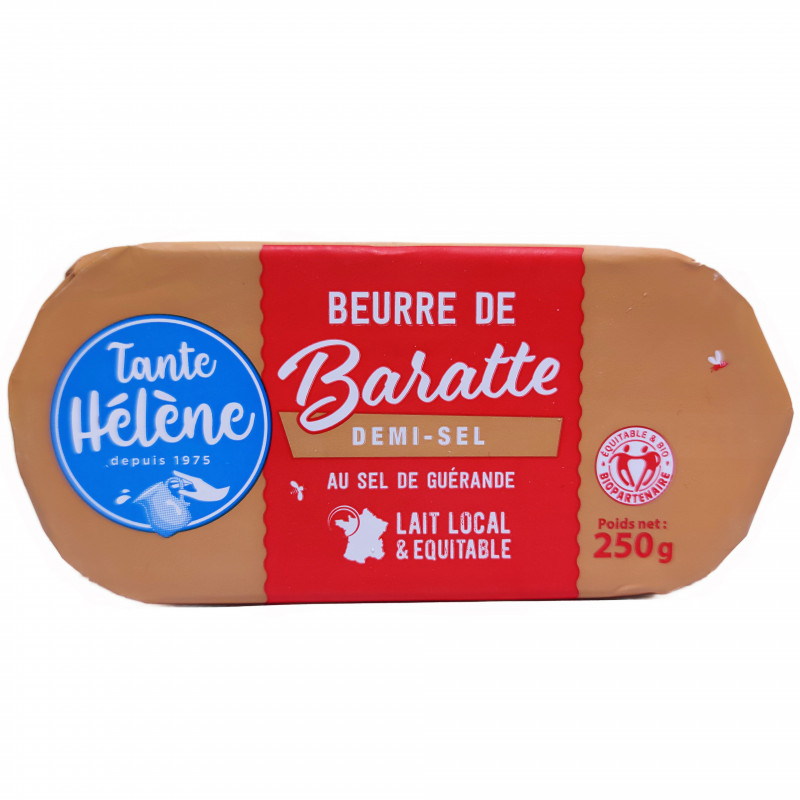 Beurre de Baratte demi-sel Bio 250g