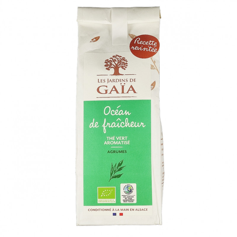 Thés Vert Aromatisé Océan de Fraîcheur 100g Bio