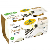 Yaourts 1/2 écrémés à la vanille Bio 2x125g