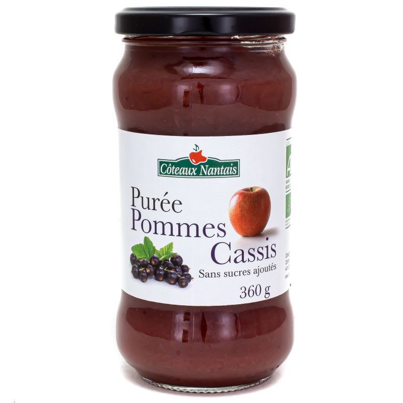 Purée Pommes Cassis Bio 360g