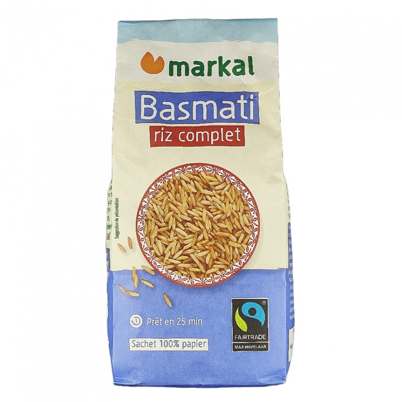 Riz Basmati Complet 500g Bio