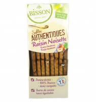 Sablés Authentiques Raisin Noisette Bio 175g
