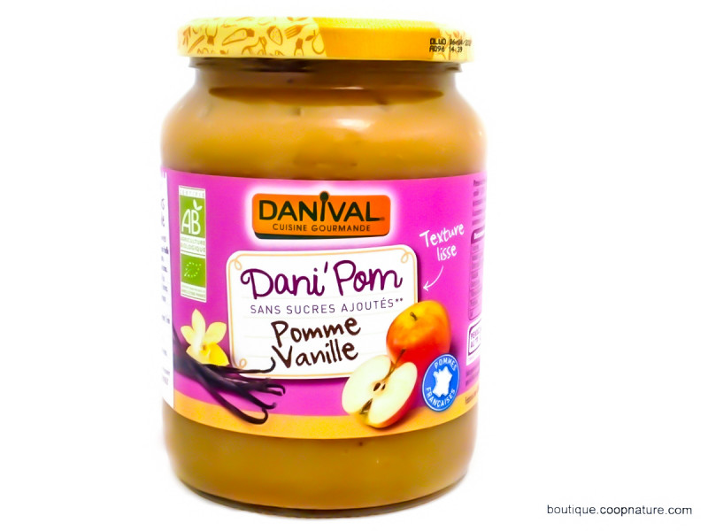 Dani'Pom Compote Pomme Vanille Bio 700g