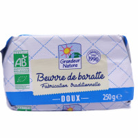 Beurre de Baratte Doux Bio 250g