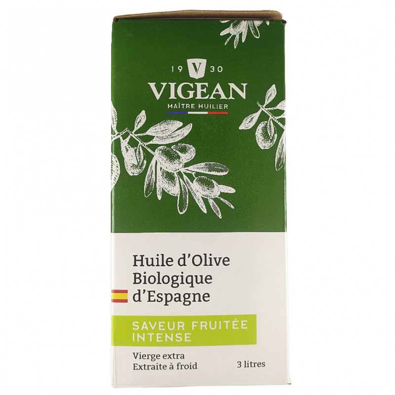 BIB Huile d'Olive Espagne Fruité Bio 3L
