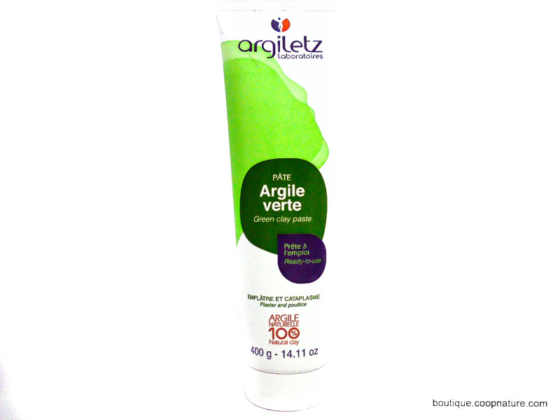 Pâte d'Argile Verte en Tube Naturelle 400g