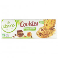 Biscuits Cookies Chocolat Noisettes 175g Bio