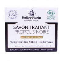 Savon Traitant Propolis Noire 100g Bio