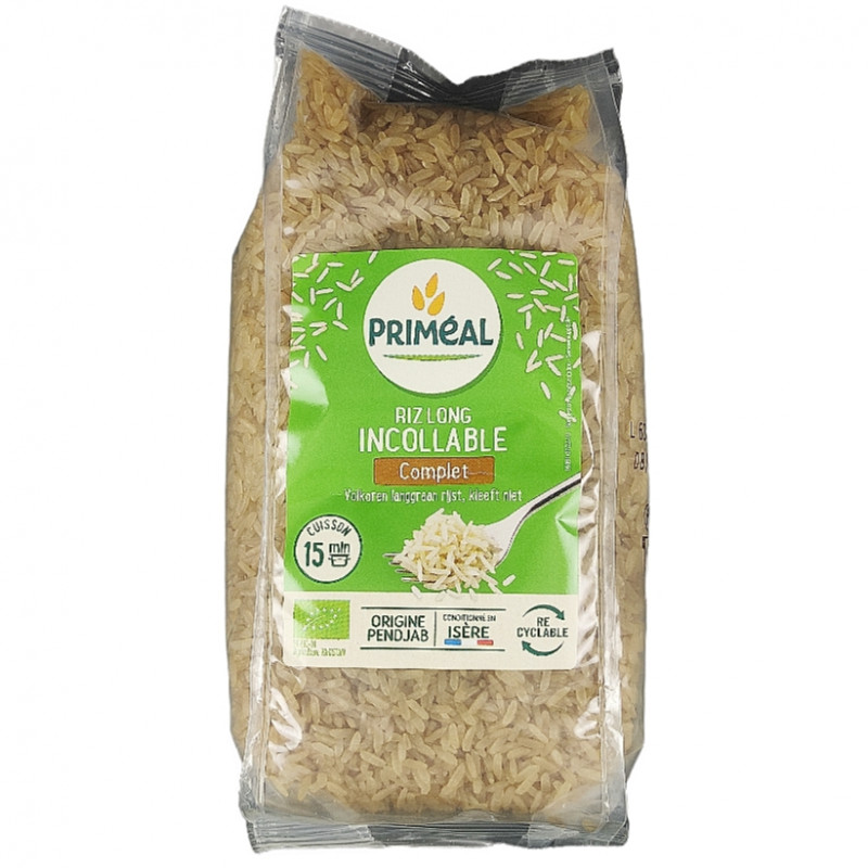 Riz Long Complet Précuit 500g Bio