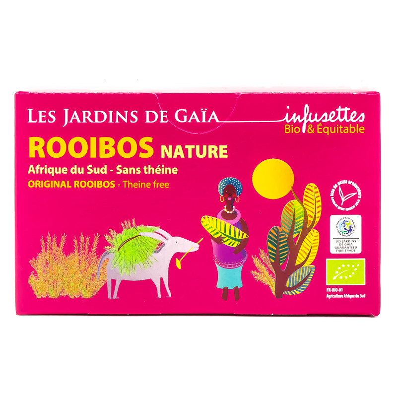 Rooibos Nature d'Afrique du Sud Bio 20 sachets