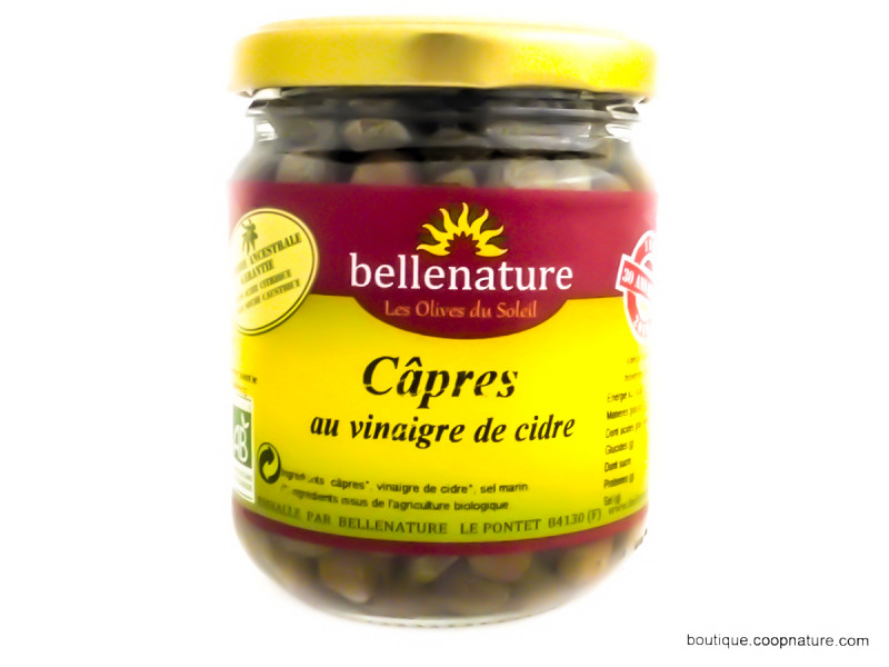 Câpres au vinaigre de cidre Bio 220g