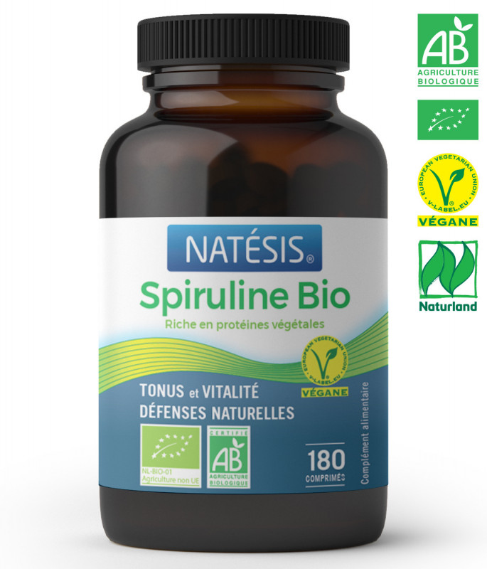 Spiruline Vegan Bio 180 comprimés