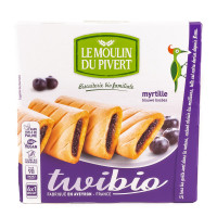 Biscuits Fourrés Twibio Myrtille Bio 150g