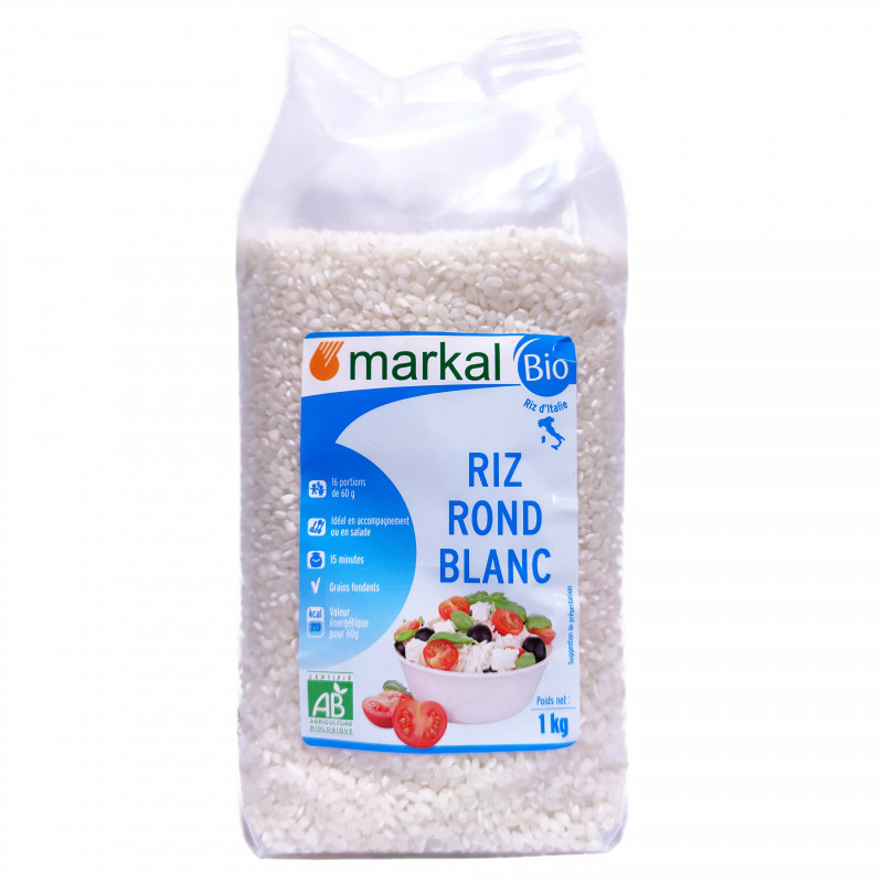 Riz Rond Blanc d'Italie Bio 1kg