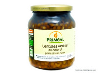 Lentilles Vertes au Naturel Bio 360g