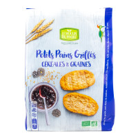 Petits Pains Grillés aux Céréales et Graines Bio 225g