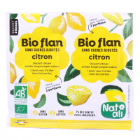 Bio-Flan au Citron Sans Sucres Ajoutés Bio 2x3.5g