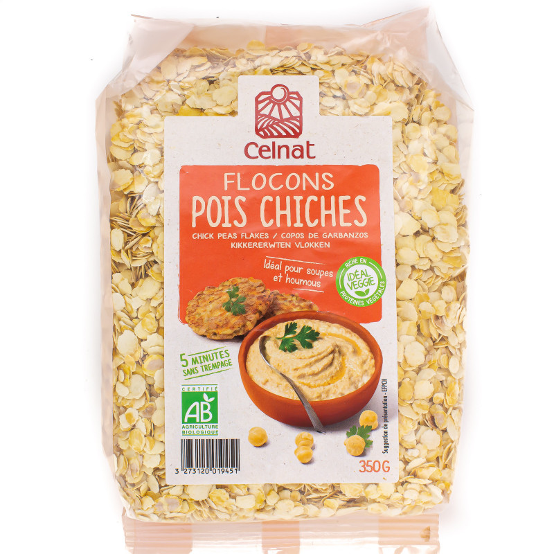 Flocons de Pois Chiches Bio 350g