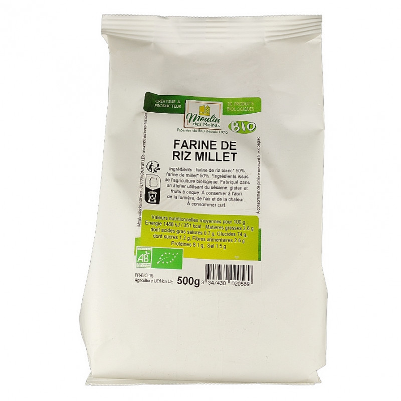 Farine de Riz Millet 500g Bio