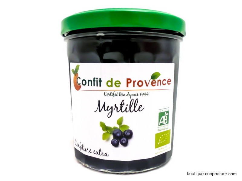 Confiture de Myrtilles Bio 370g