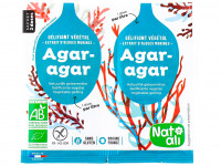 Gélifiant Alimentaire Végétal à l'Agar-agar Bio 2x4g