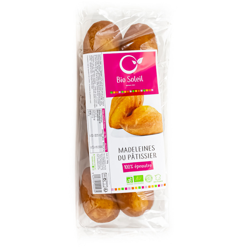 Madeleines du Pâtissier Epeautre Bio 180g