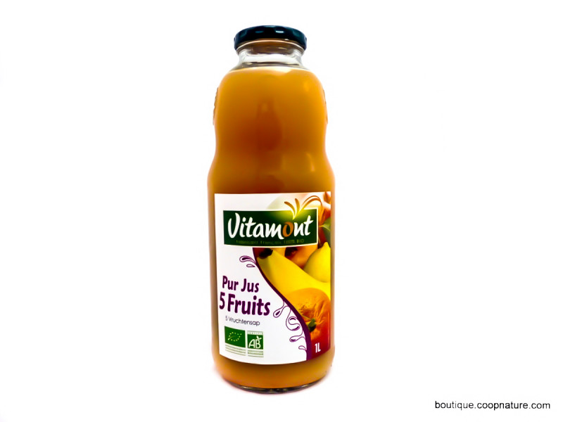 Jus de 5 fruits Bio 1L