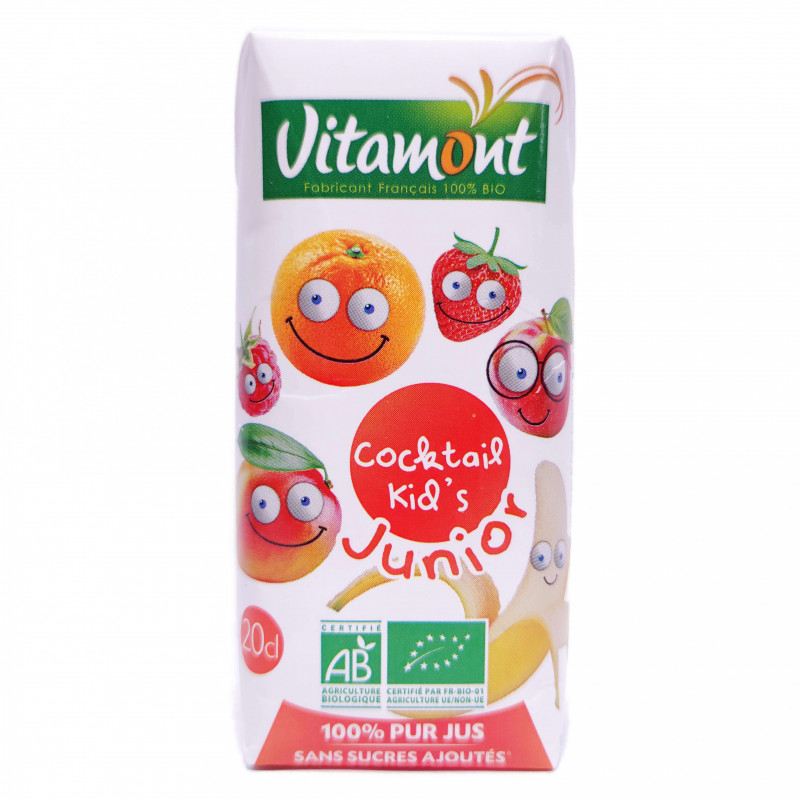 Jus de Fruits Cocktail Junior Bio 1x20cl