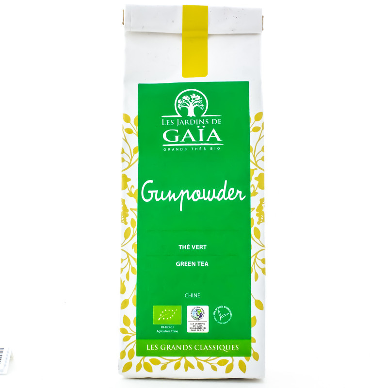 Thé Vert de Chine Gunpowder Bio 100g