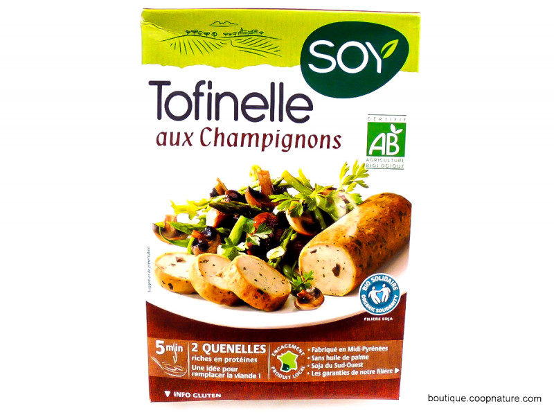 Tofinelle aux champignons Bio 2x100g