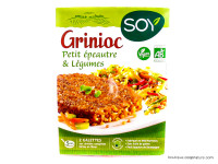 Grinioc Petit Épeautre Légumes Bio 2x100g