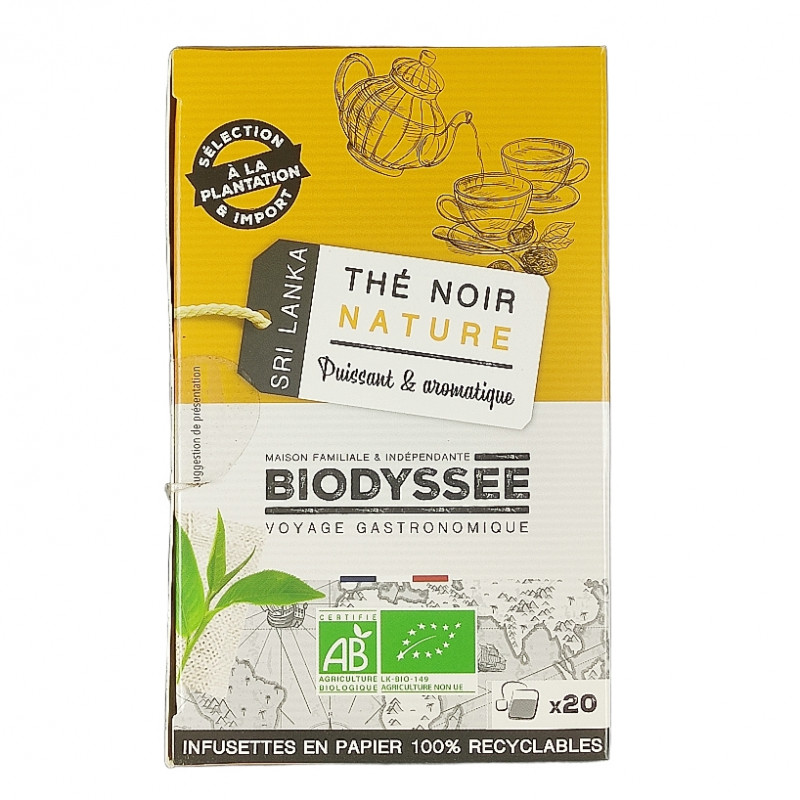 Thé Noir Nature Ceylian x20 40g Bio
