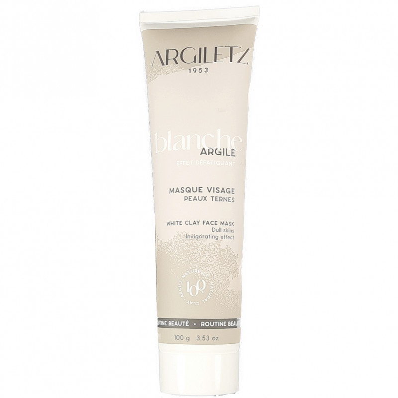 Masque Visage Argile Blanche Peaux Ternes