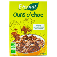 Céréales Déjeuner Ours' o' choc Bio 250g