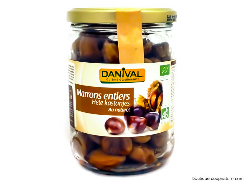 Marrons Entiers au Naturel Bio 320g