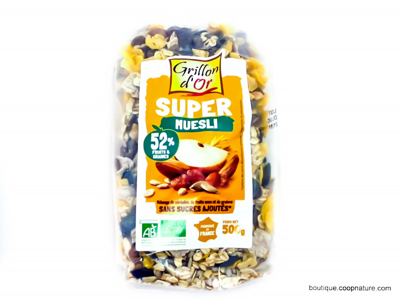 Céréales Déjeuner Muesli Premium Bio 500g