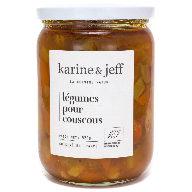 Légumes pour Couscous Bio 520g