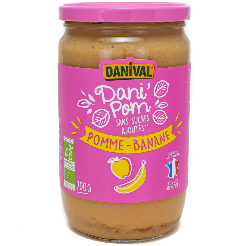 Purée de Pomme Banane Dani Pom Bio 700g