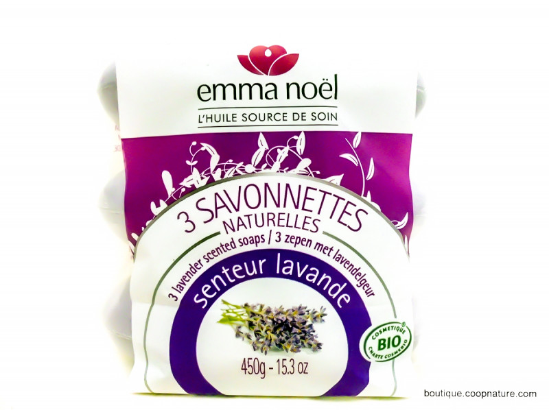 Savonnettes Lavande x3 Bio 150g