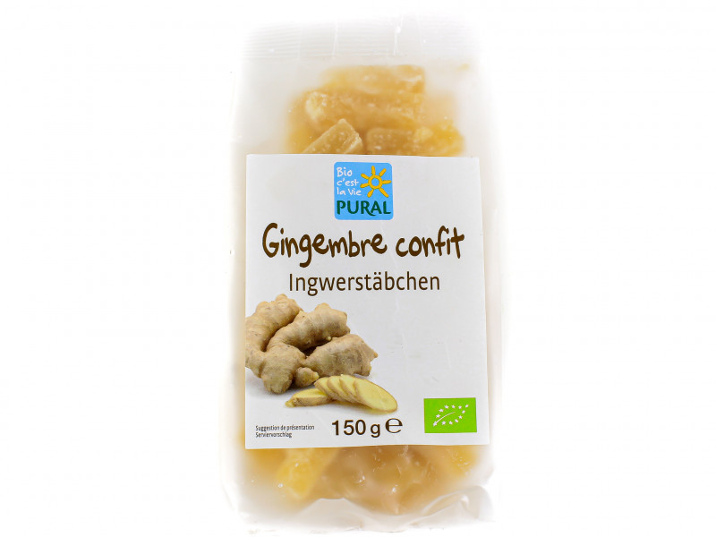 Gingembre Confit Bio 150g