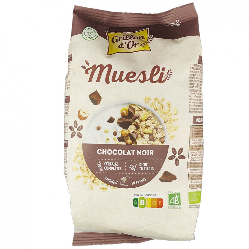 Muesli Chocolat Noir 500g Bio