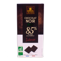 Tablette de Chocolat Noir Intense 85% Bio 100g