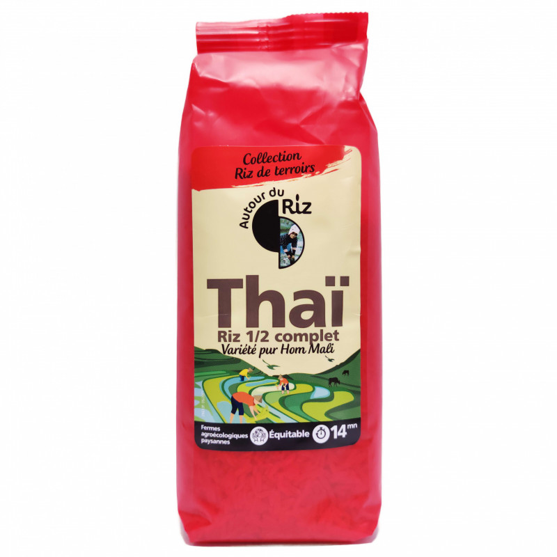 Riz Thaï Demi-Complet Bio 500g