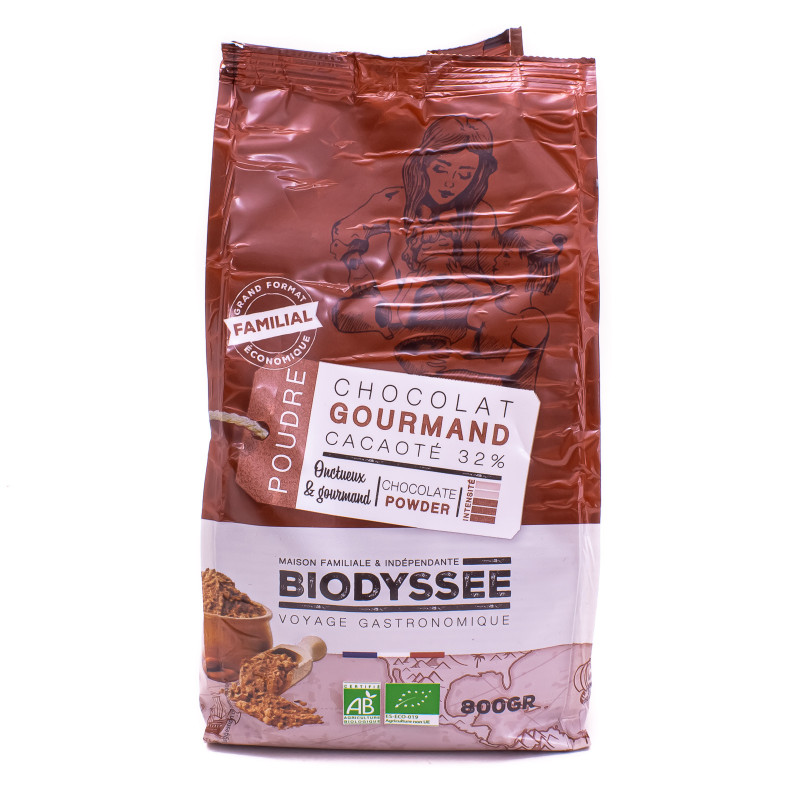 Poudre de Chocolat Gourmand Cacaoté Bio 800g