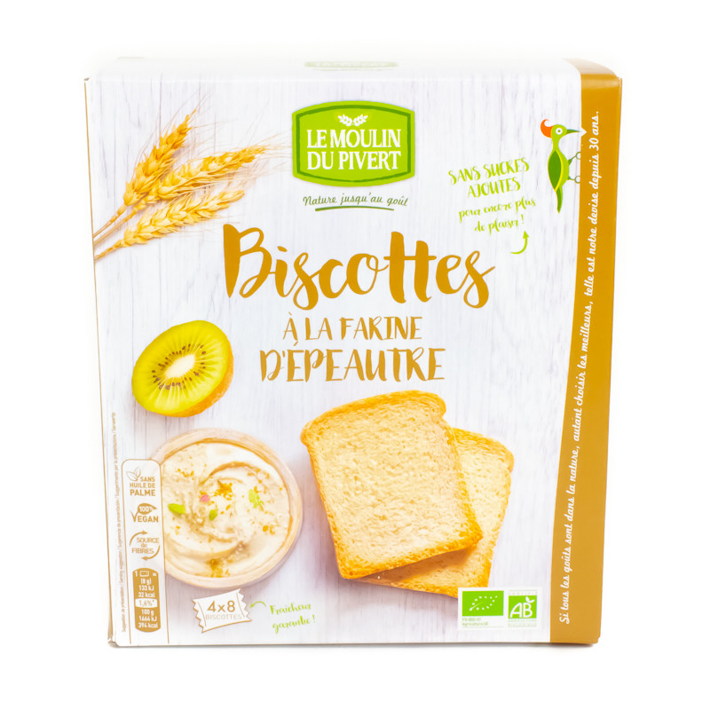 Biscottes à la Farine d'Épeautre Bio 270g